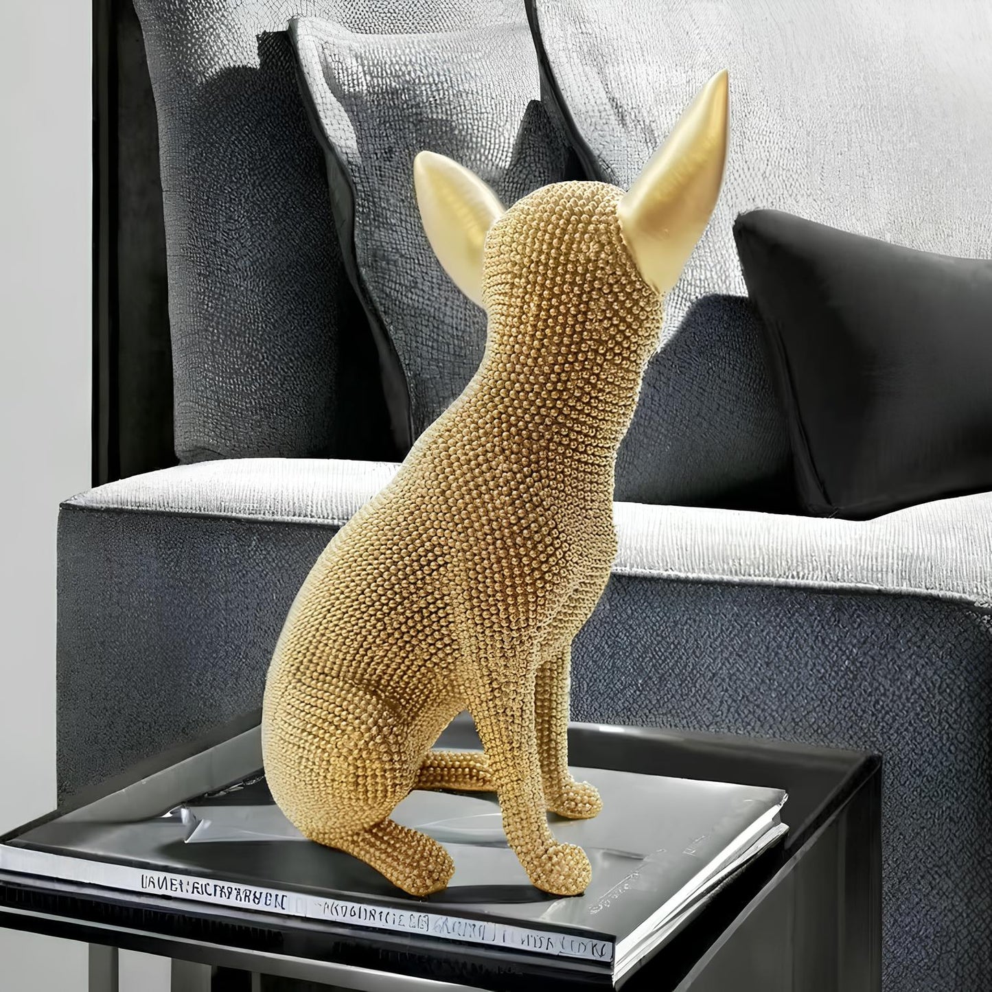 RESIN SCULPTURE 'French Bulldog' 'Chihuahua' 'Labrador' (3 Variants)