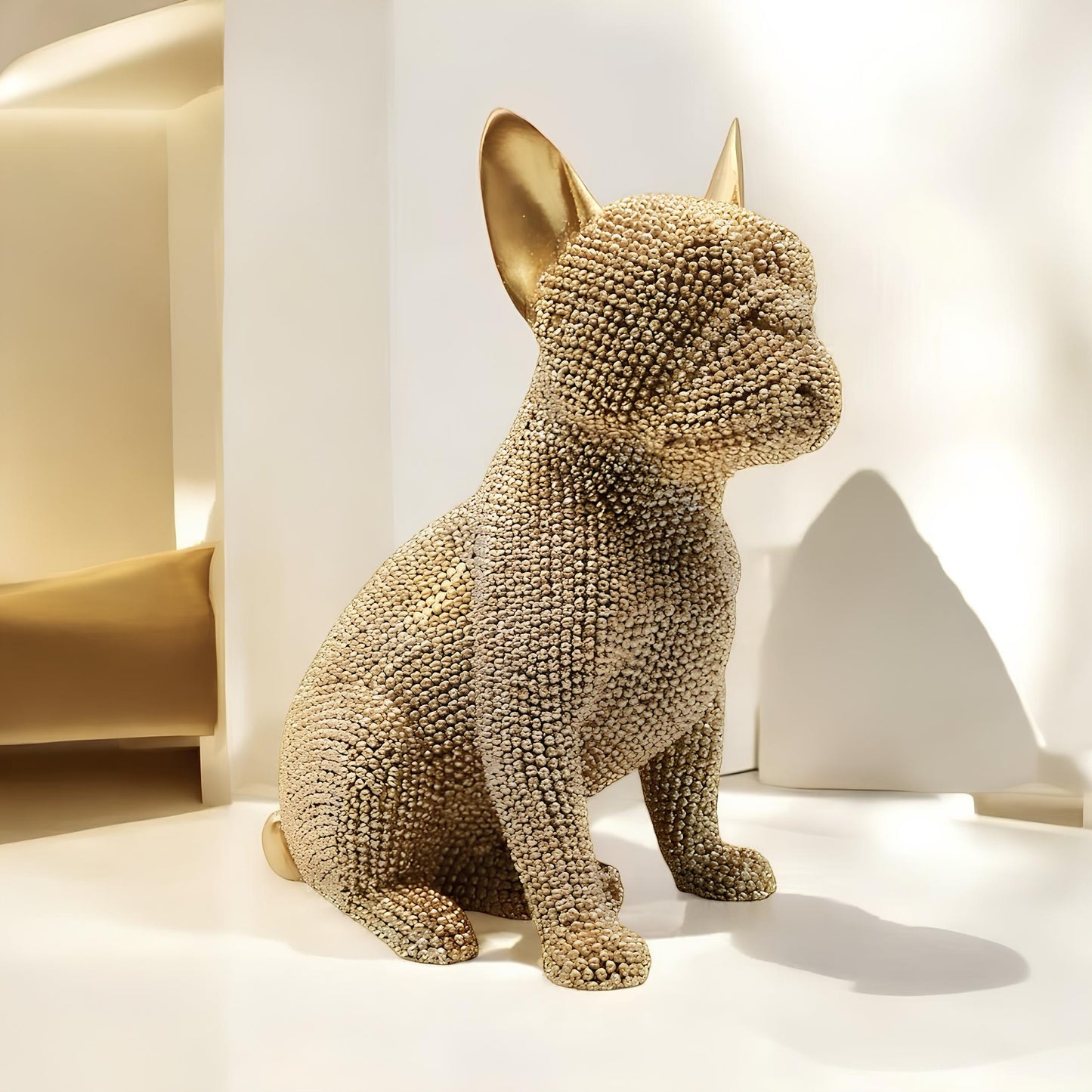 RESIN SCULPTURE 'French Bulldog' 'Chihuahua' 'Labrador' (3 Variants)