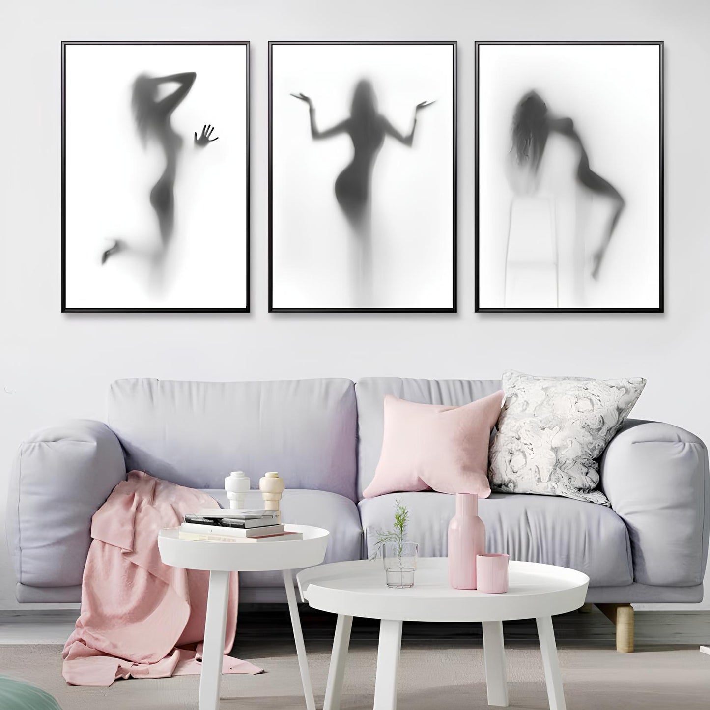ABSTRACT PRINTS ON CANVAS 'Vision' (6 Variants)
