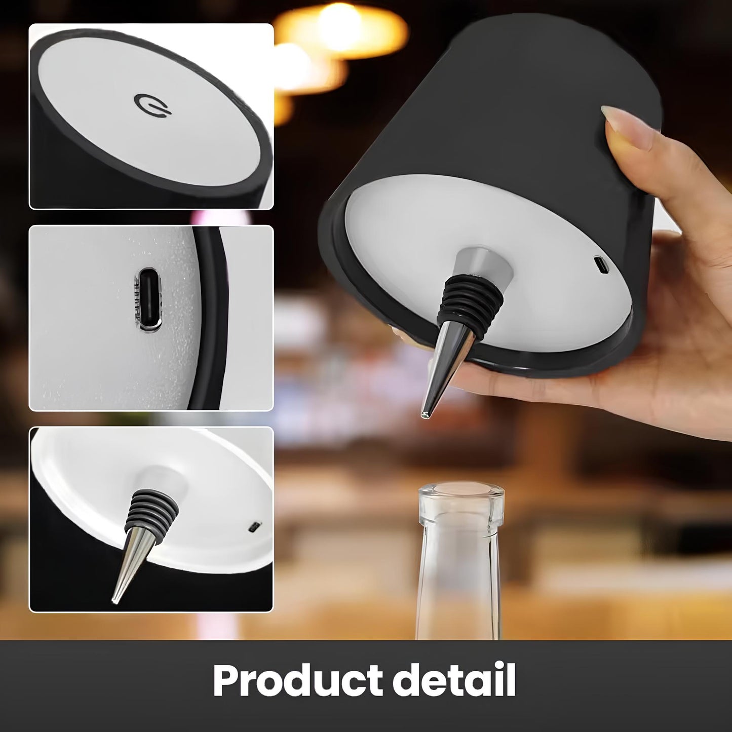 WIRELESS BOTTLE LAMP (10 Variants)