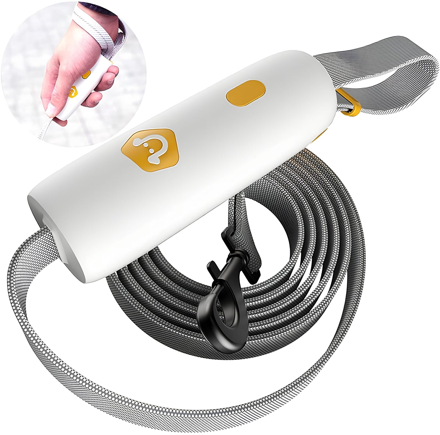 LEASH WITH SUPPORT HANDLE
