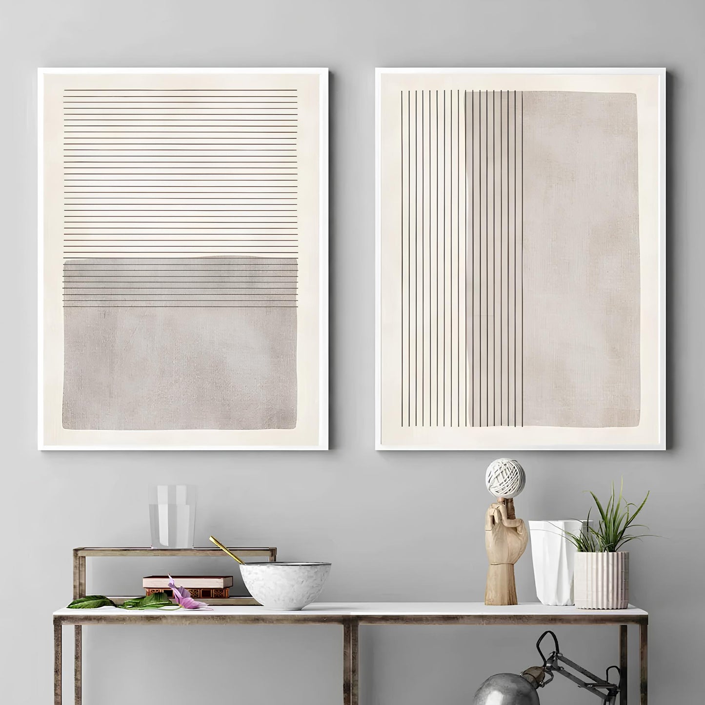 ABSTRACT PRINTS ON CANVAS (2 Variants)
