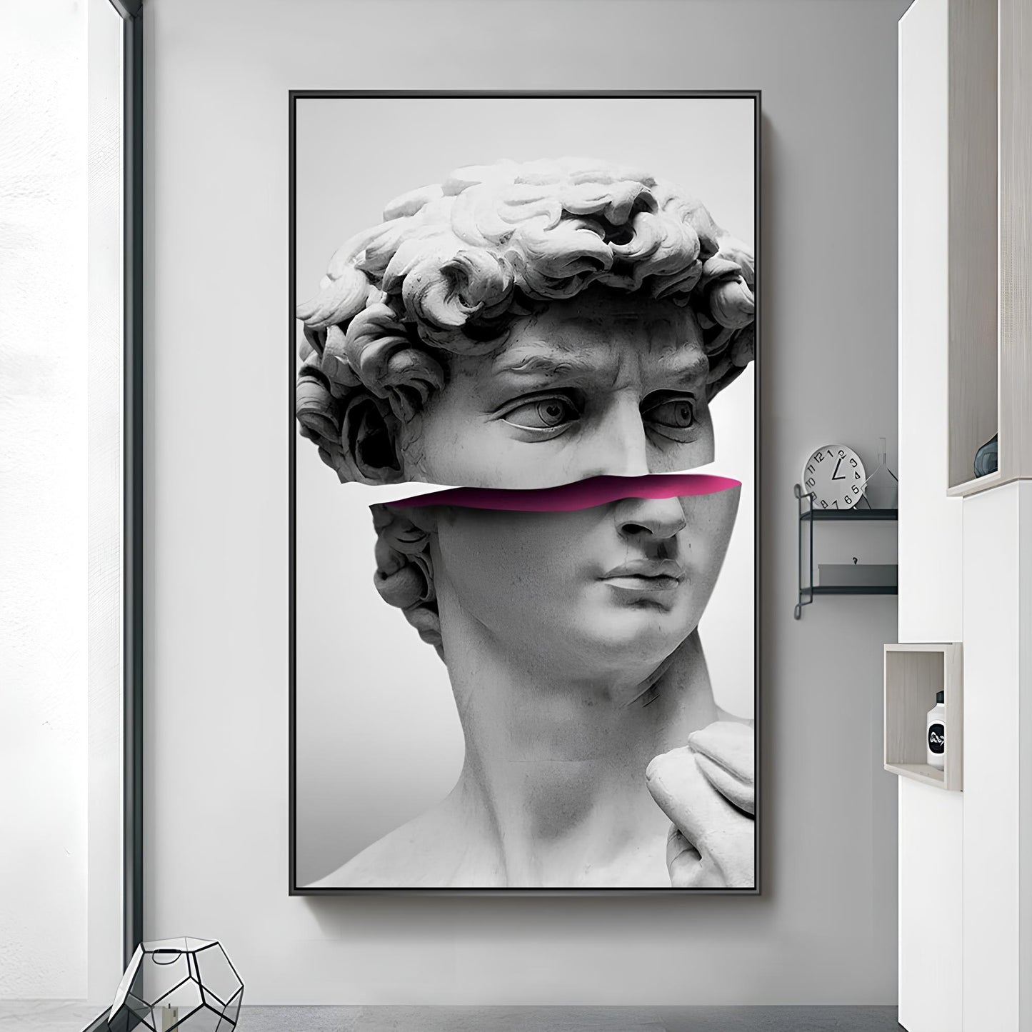 ABSTRACT PRINT ON CANVAS 'David Dissected'