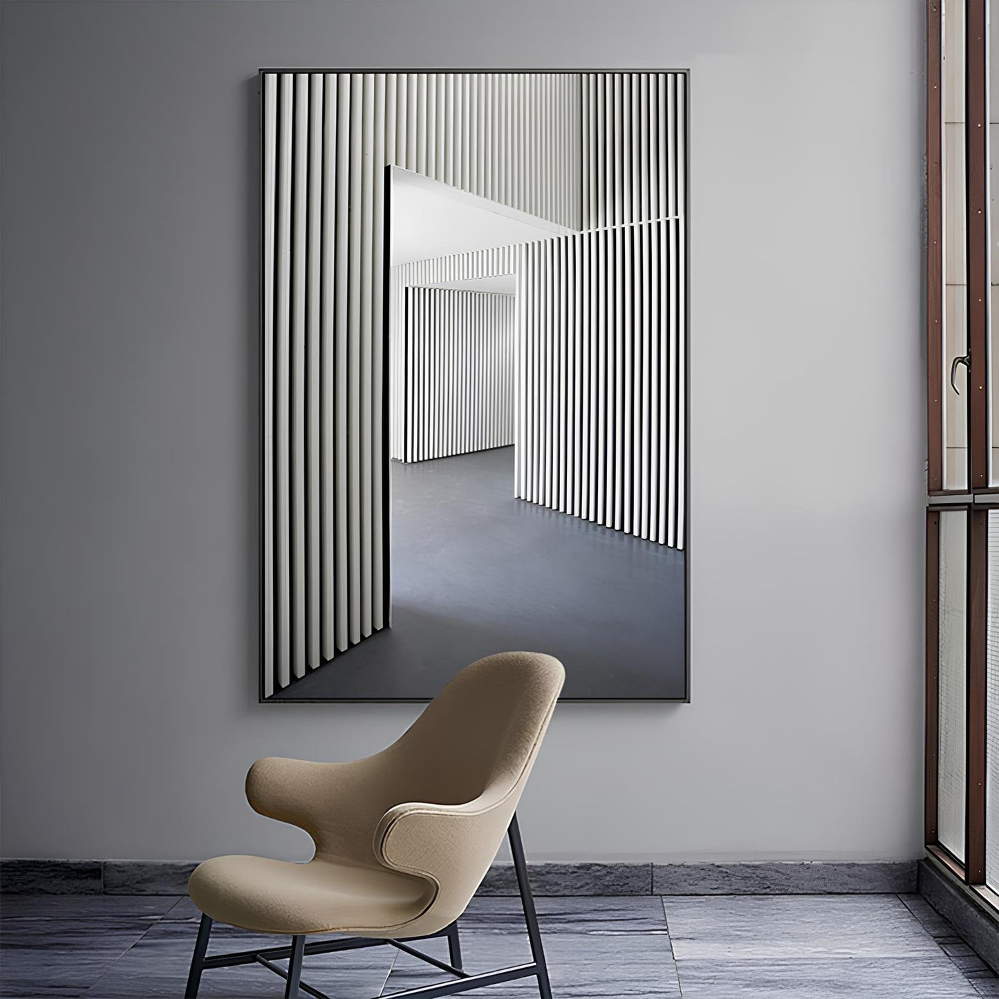 ABSTRACT PRINT ON CANVAS 'Illusion'
