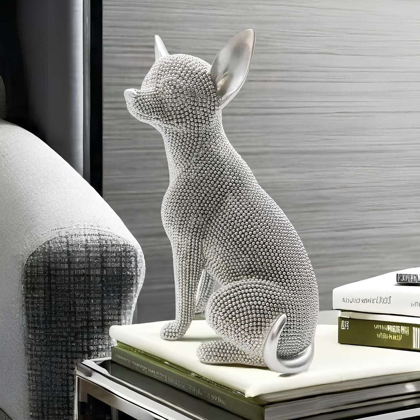 RESIN SCULPTURE 'French Bulldog' 'Chihuahua' 'Labrador' (3 Variants)