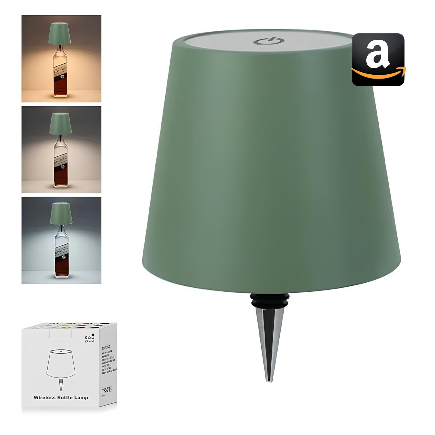 WIRELESS BOTTLE LAMP (10 Variants)