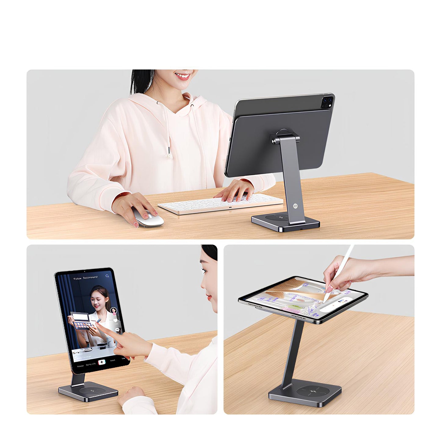 MAGNETIC CHARGING STAND FOR IPAD