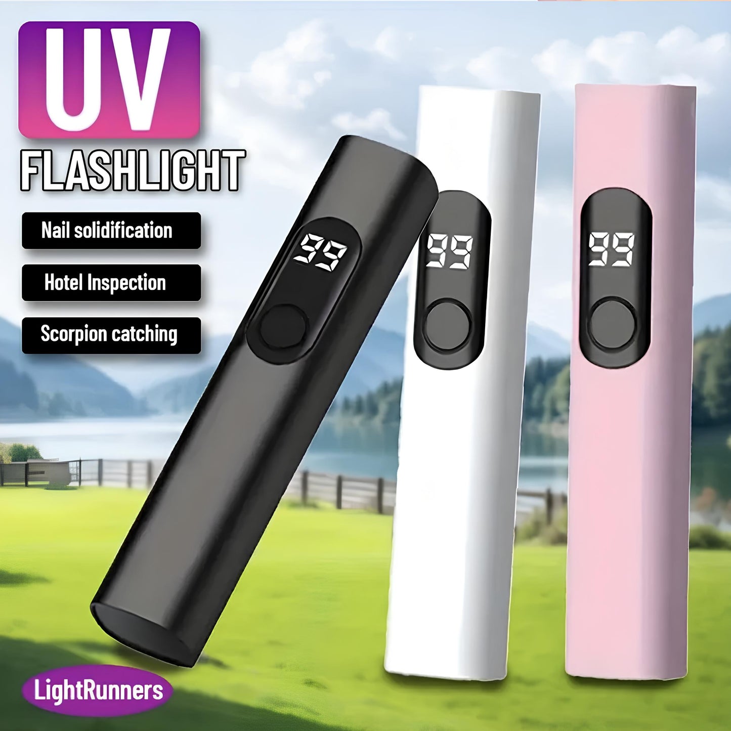 LAMPADA LED UV (Nails + Ispezione Ambienti) (2 Varianti) | MACROCOSM