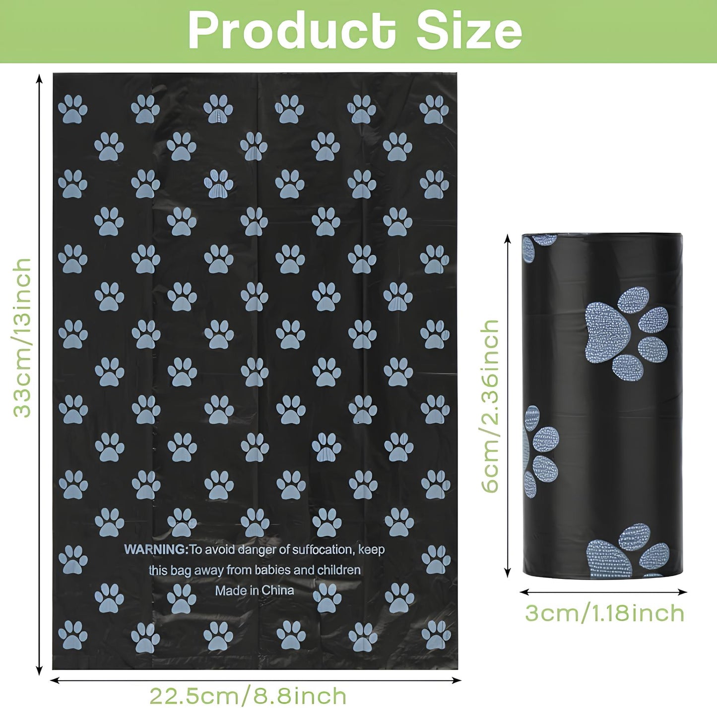 ECO-FRIENDLY POOP BAGS (4 Variants)