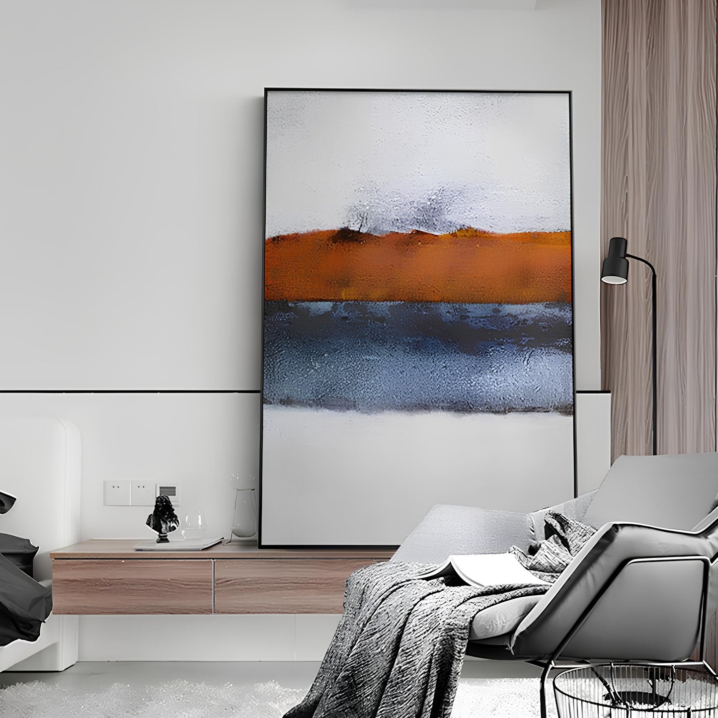 ABSTRACT PRINT ON CANVAS 'Scandinavia' (5 Variants)