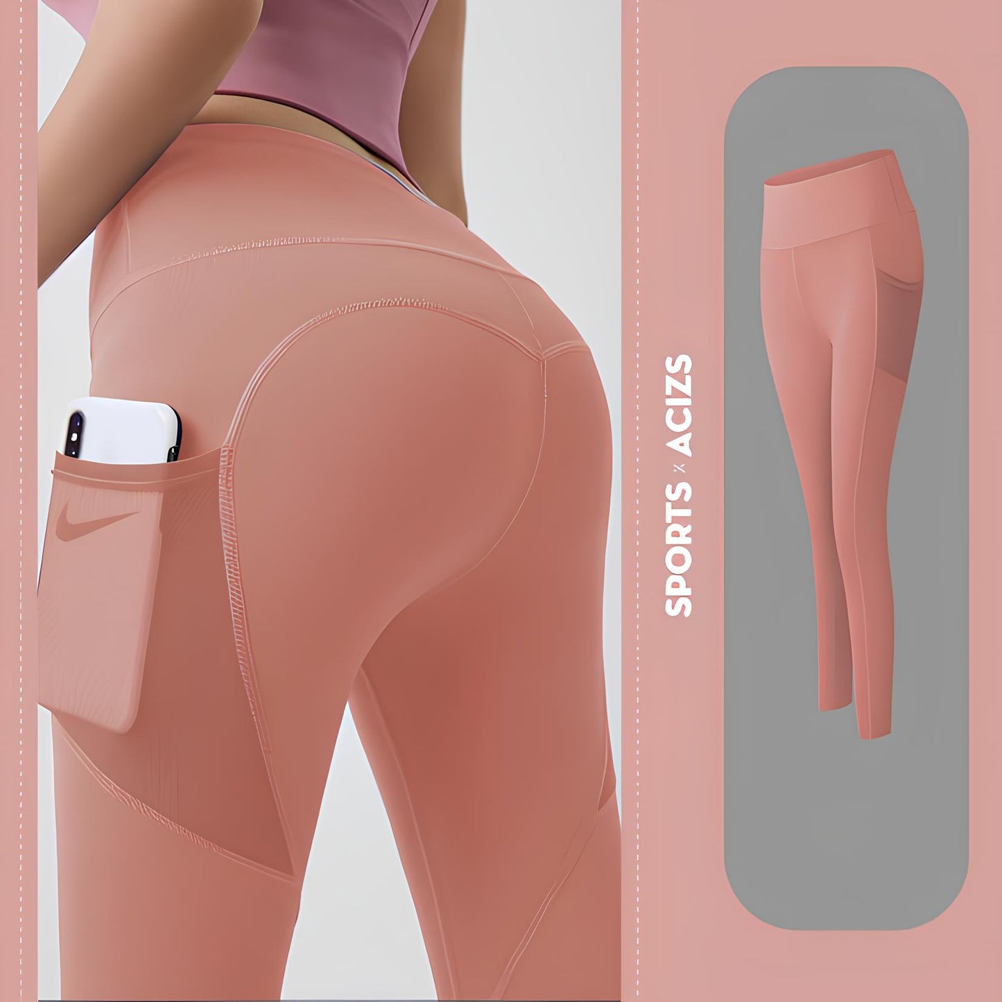 Leggings with pocket (9 Variants)