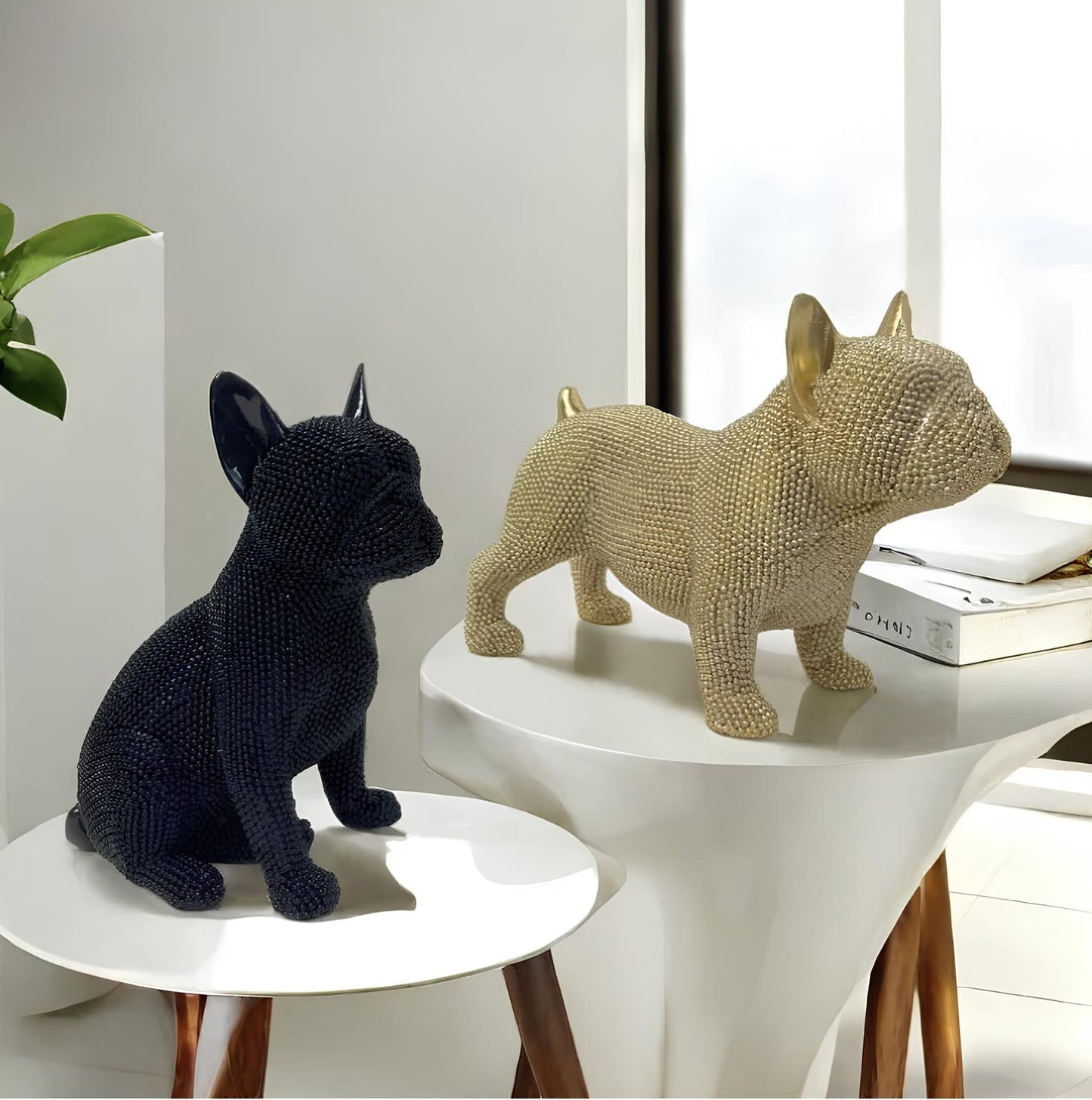 RESIN SCULPTURE 'French Bulldog' 'Chihuahua' 'Labrador' (3 Variants)