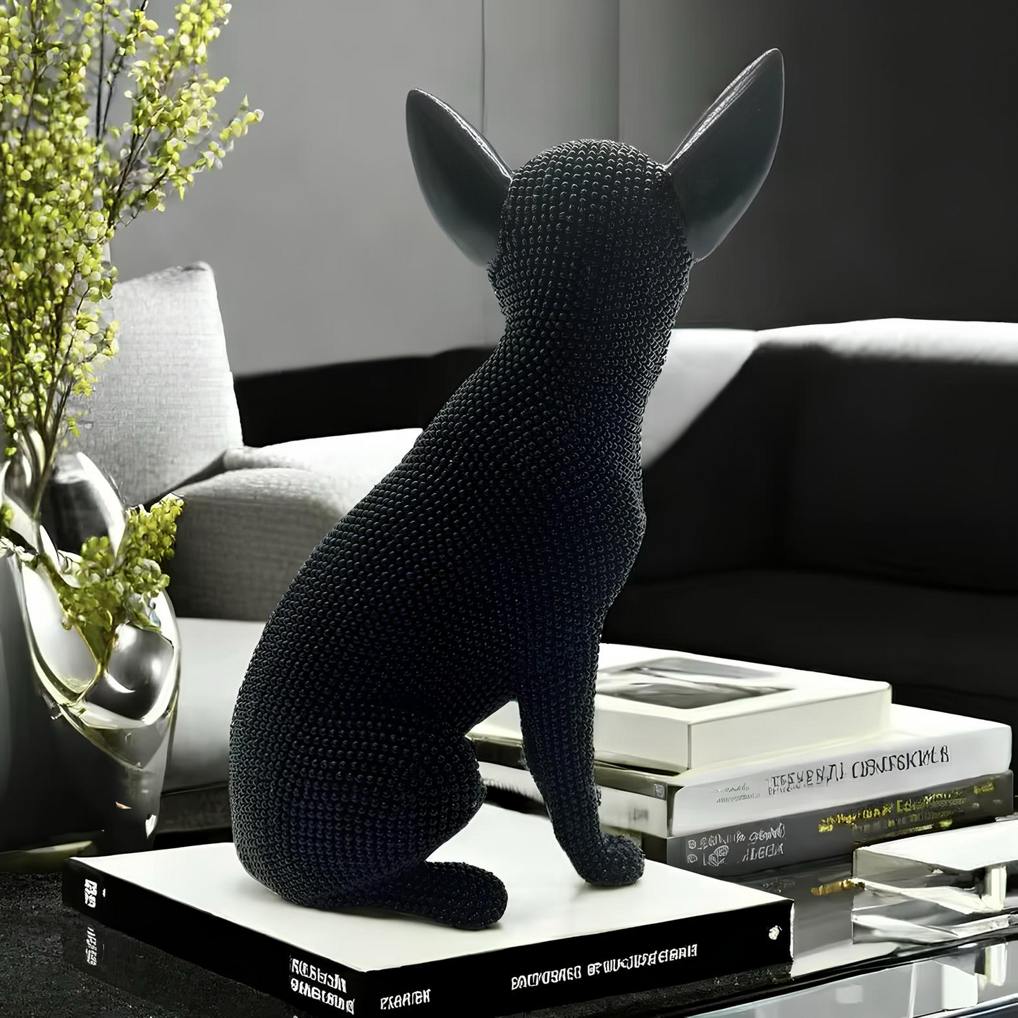 RESIN SCULPTURE 'French Bulldog' 'Chihuahua' 'Labrador' (3 Variants)
