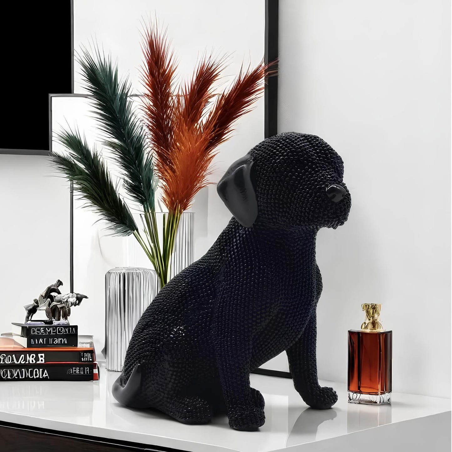 RESIN SCULPTURE 'French Bulldog' 'Chihuahua' 'Labrador' (3 Variants)