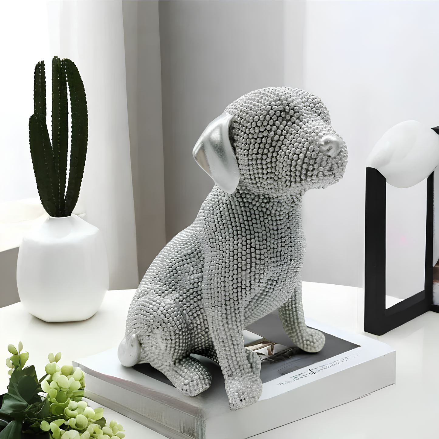 RESIN SCULPTURE 'French Bulldog' 'Chihuahua' 'Labrador' (3 Variants)