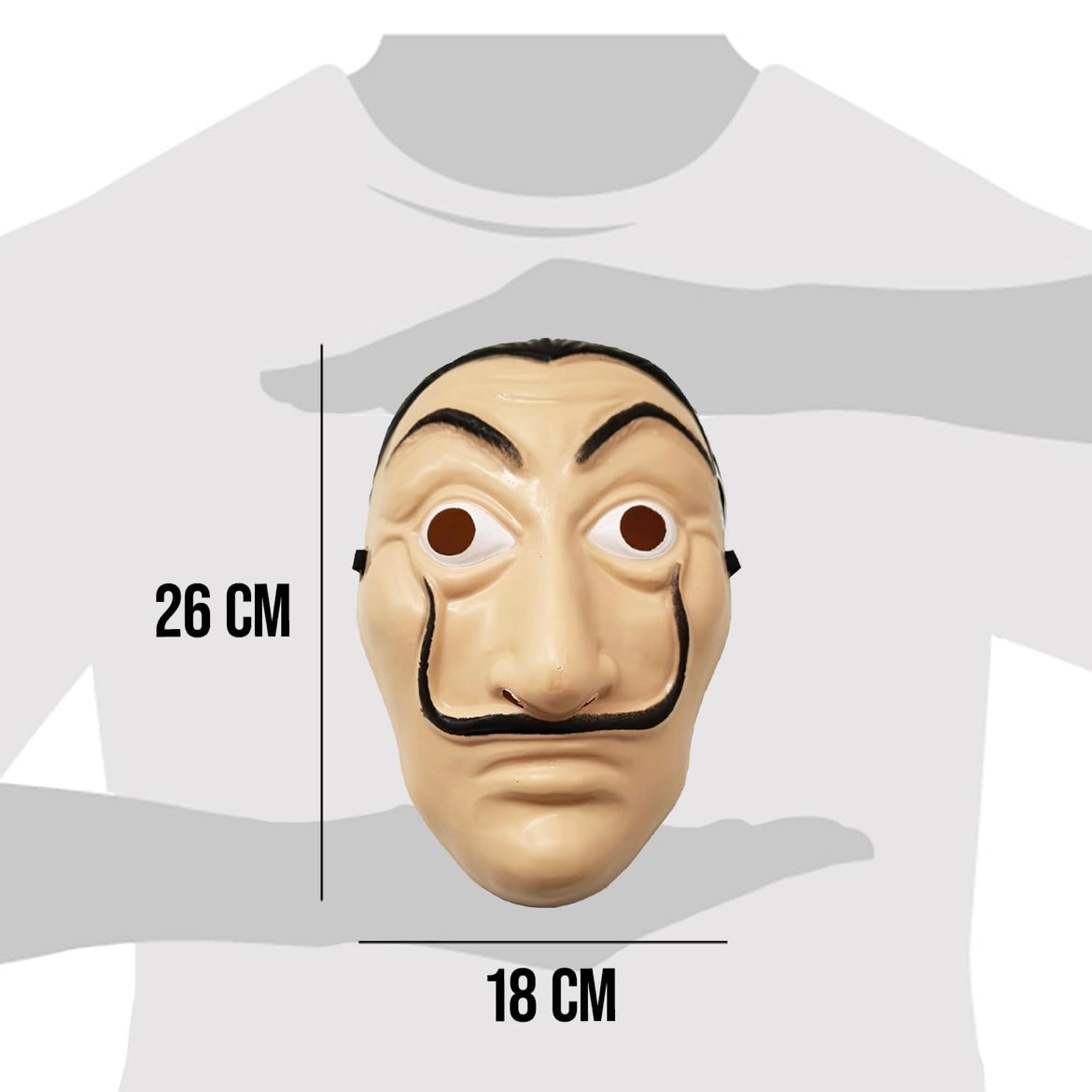 Plastic MASK 'Salvador Dalí'