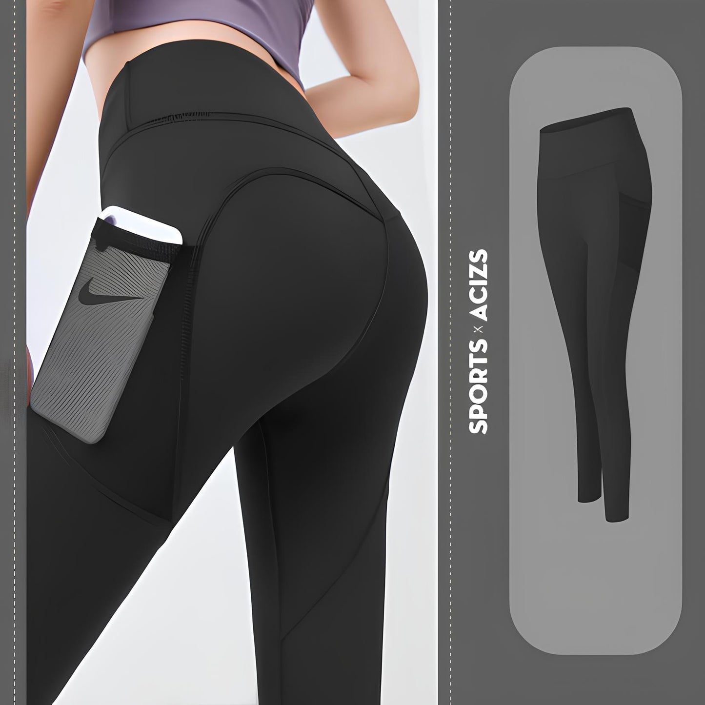 Leggings with pocket (9 Variants)