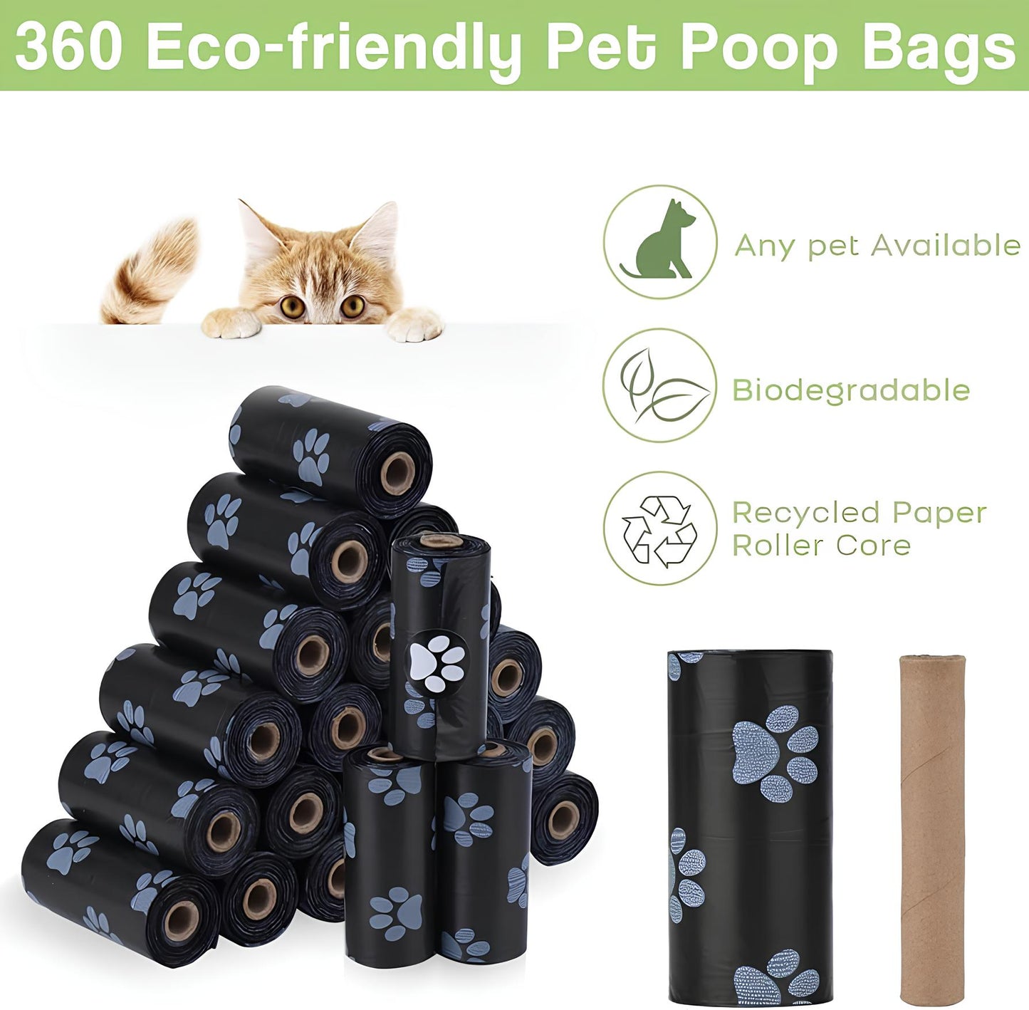 ECO-FRIENDLY POOP BAGS (4 Variants)