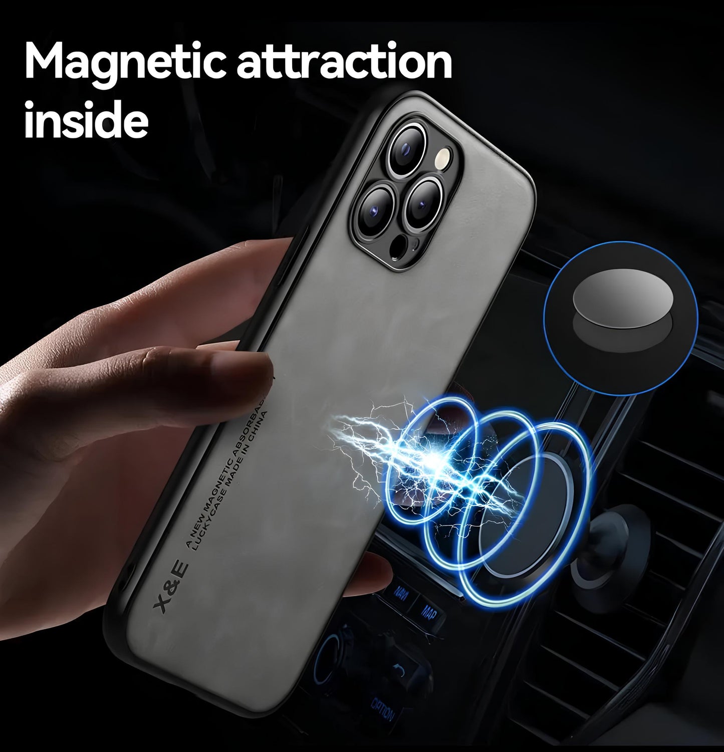 MAGNETIC CASE FOR IPHONE 14/15 (4 Variants)