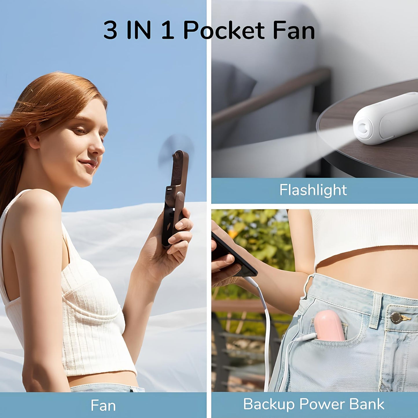 MINI MULTI-FUNCTIONAL FAN (7 Variants)