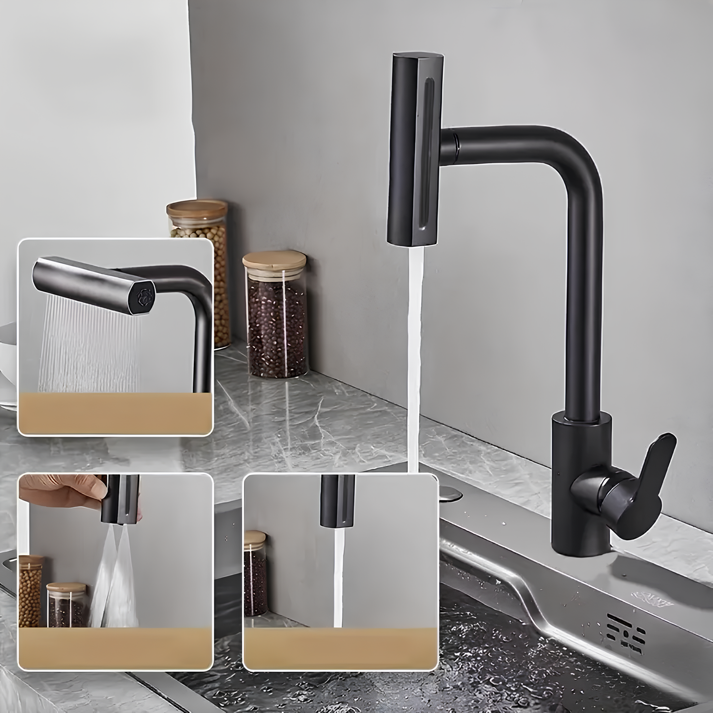 UNIVERSAL MULTI-FUNCTIONAL TAP (2 Variants)