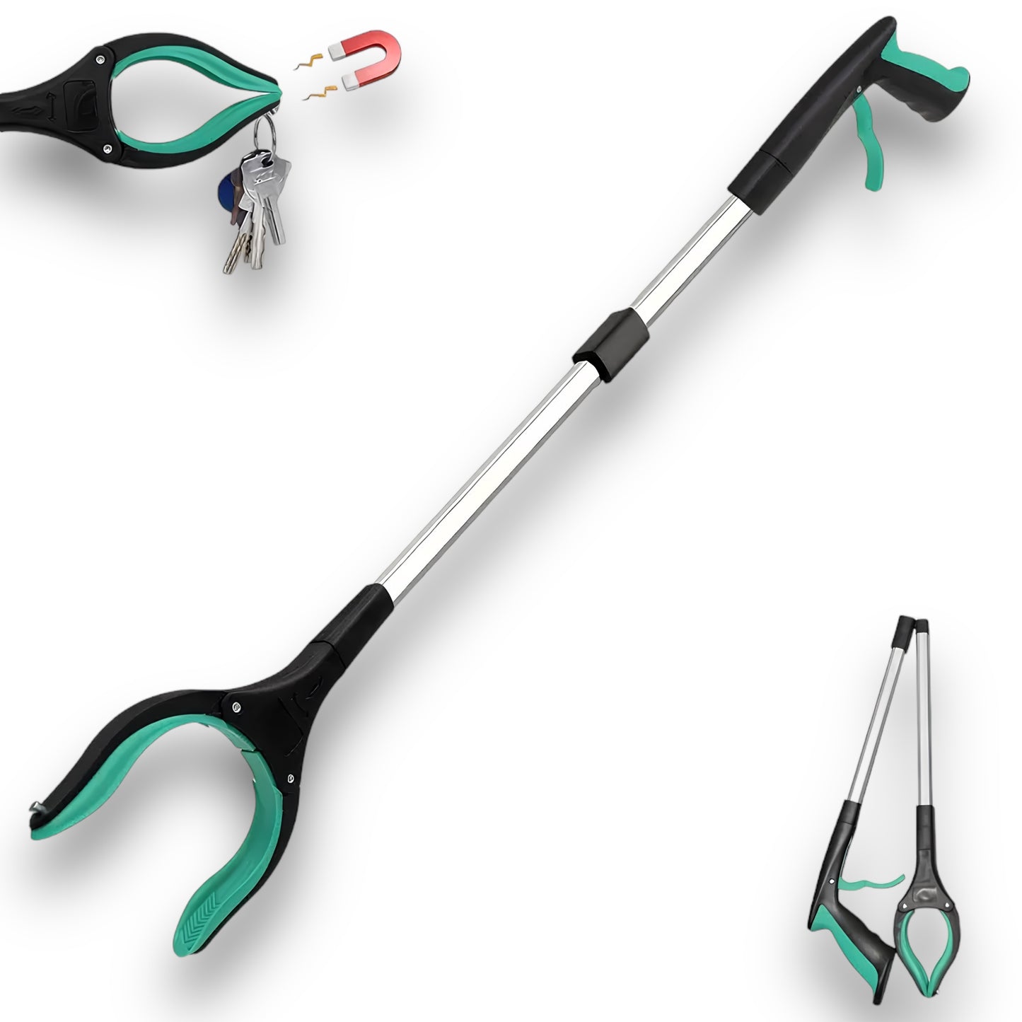 ASTA CON PINZA TELESCOPICA (7 Varianti)