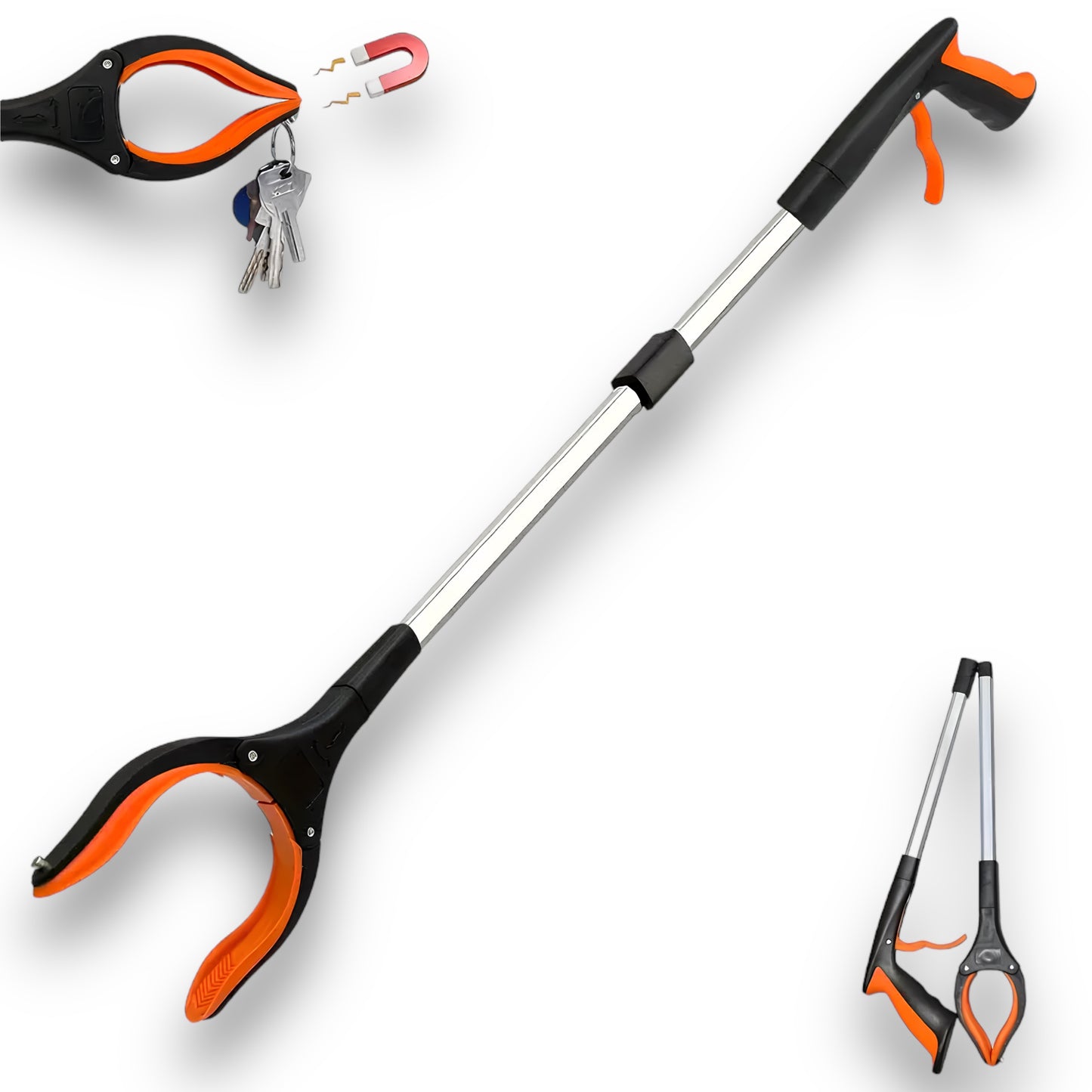 ASTA CON PINZA TELESCOPICA (7 Varianti)