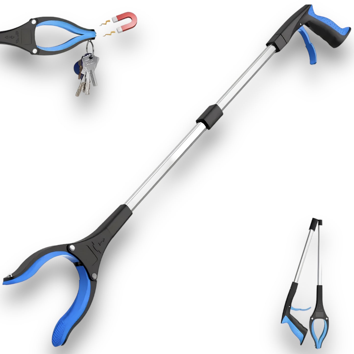 ASTA CON PINZA TELESCOPICA (7 Varianti)