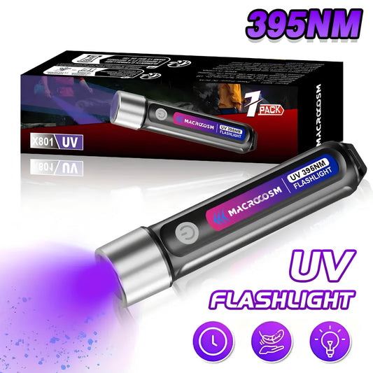 UV LED TORCH FOR ENVIRONMENTAL INSPECTION (2 Variants) | MACROCOSM