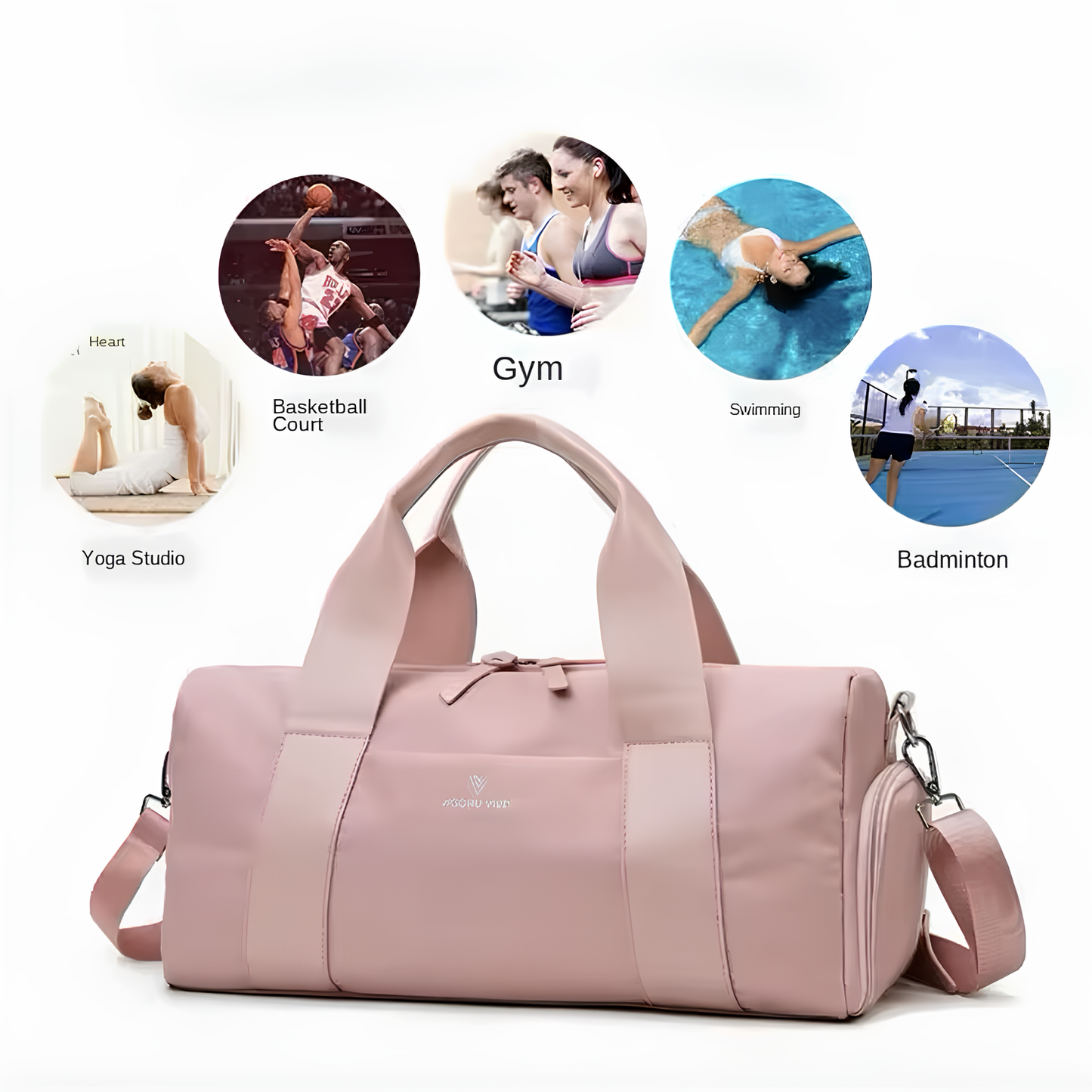 BORSA FITNESS E VIAGGIO UNISEX (5 Varianti) VIGORU VIVDI