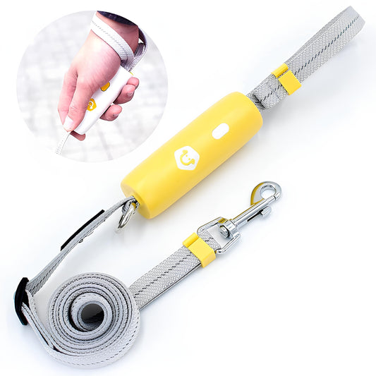 LEASH WITH SUPPORT HANDLE