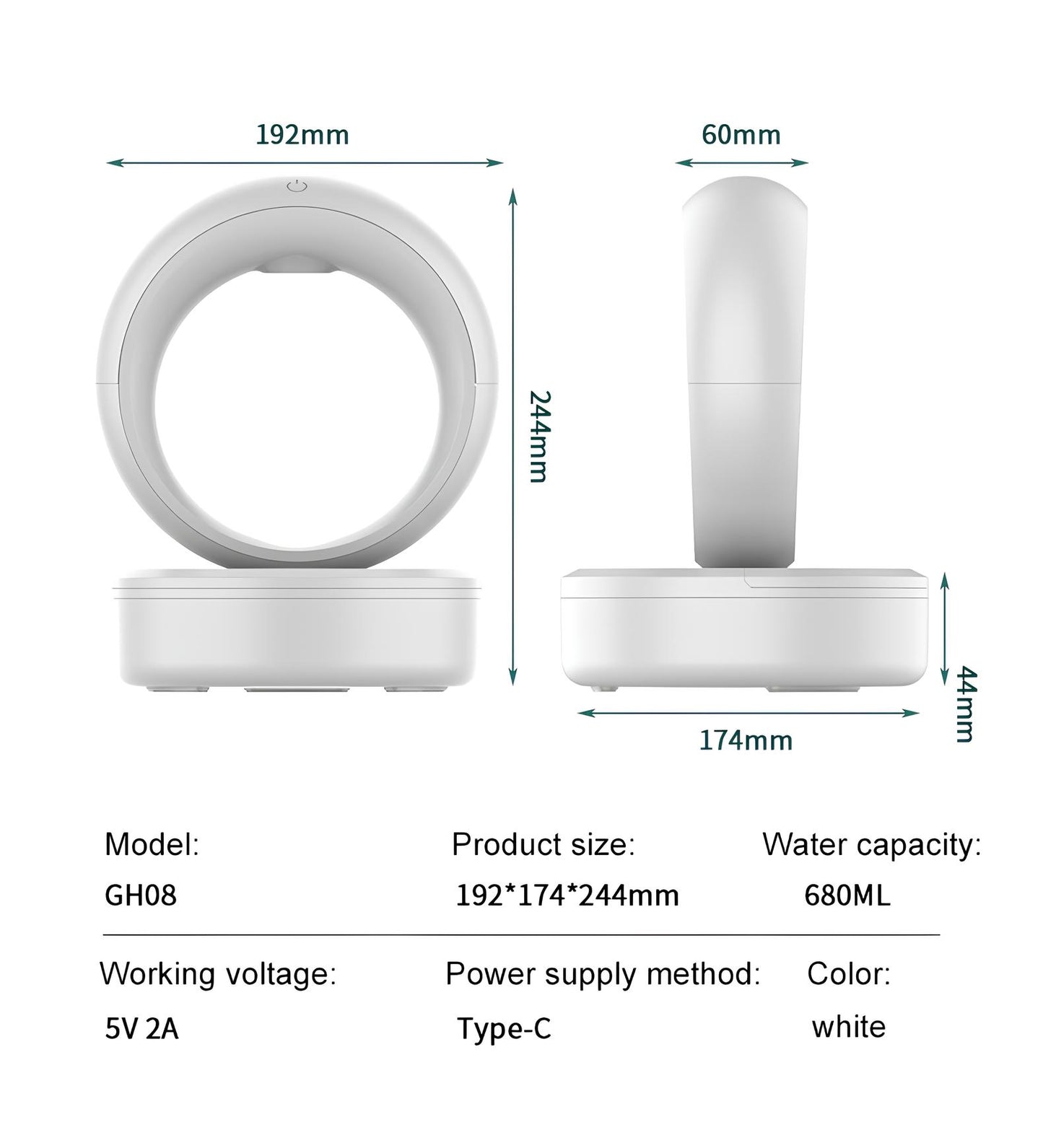 ANTI-GRAVITY AIR HUMIDIFIER