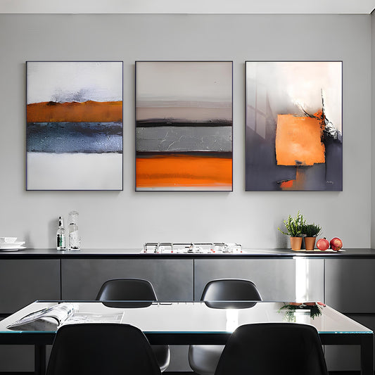ABSTRACT PRINT ON CANVAS 'Scandinavia' (5 Variants)