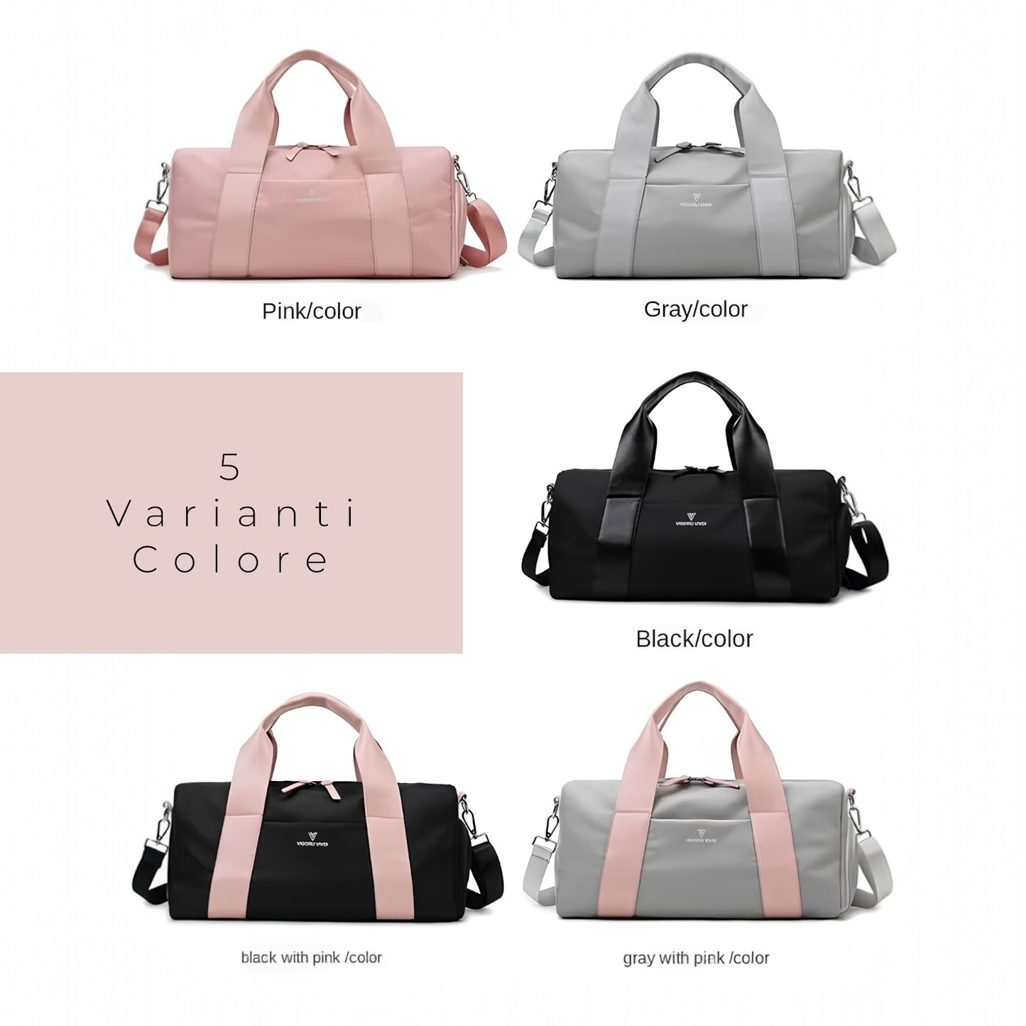 BORSA FITNESS E VIAGGIO UNISEX (5 Varianti) VIGORU VIVDI