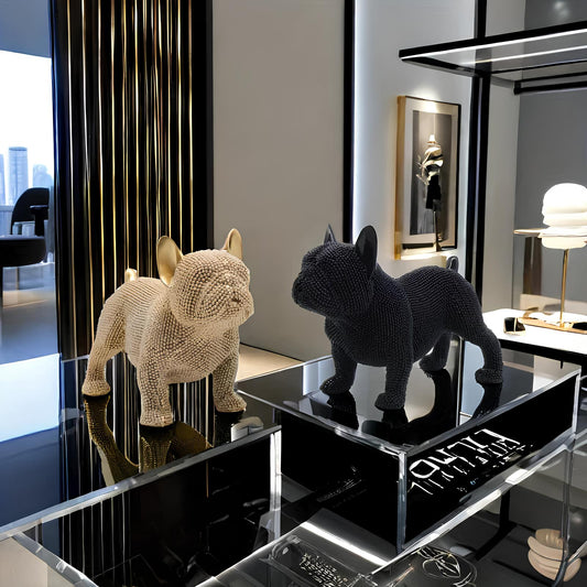 SCULTURA IN RESINA 'French Bulldog' 'Chihuahua' 'Labrador' (3 Varianti)
