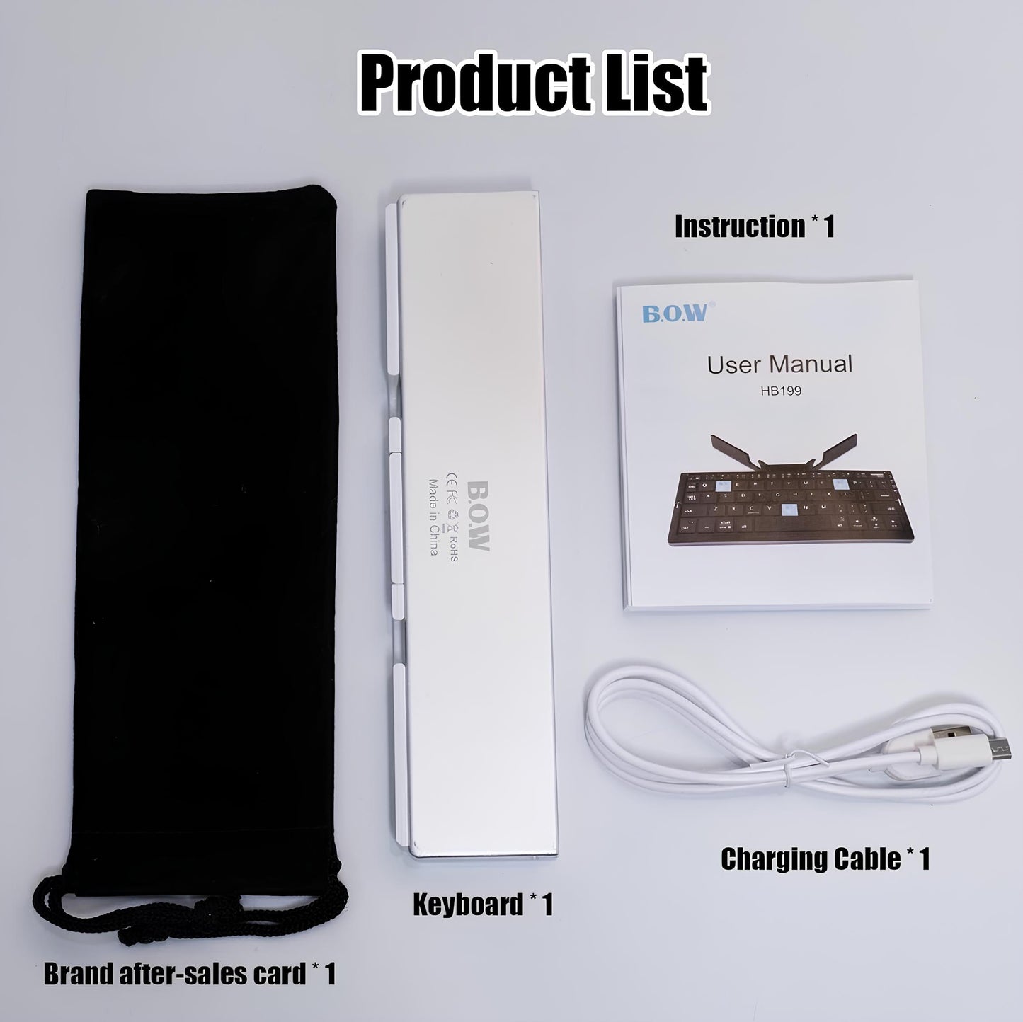 PORTABLE BLUETOOTH KEYBOARD (2 Variants)